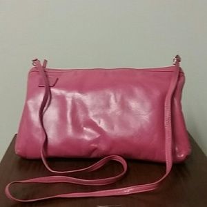 Anne Klien for Calderon Pink Leather 70s crossbody
